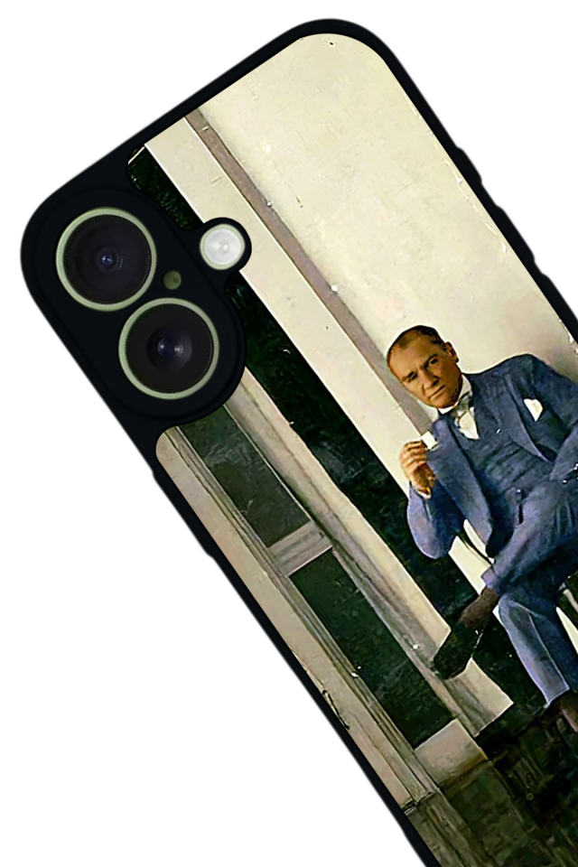 iPhone 17 Uyumlu Mustafa Kemal Ataturk Tasarımlı Glossy Premium Kılıf