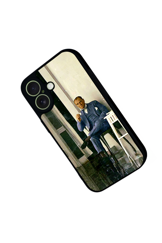 iPhone 17 Uyumlu Mustafa Kemal Ataturk Tasarımlı Glossy Premium Kılıf