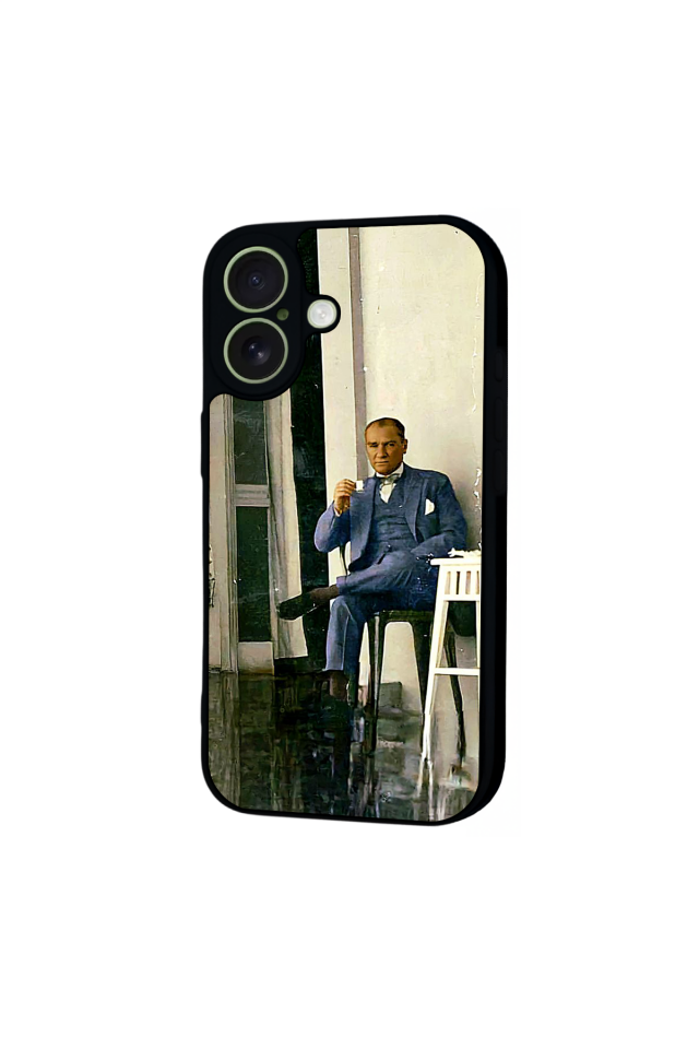 iPhone 17 Uyumlu Mustafa Kemal Ataturk Tasarımlı Glossy Premium Kılıf