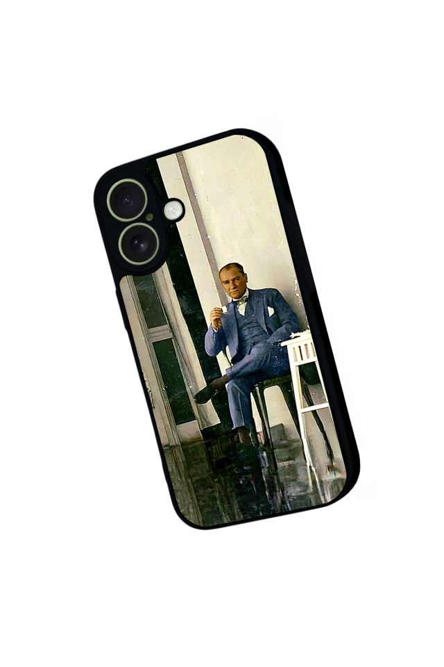 iPhone 17 Uyumlu Mustafa Kemal Ataturk Tasarımlı Glossy Premium Kılıf