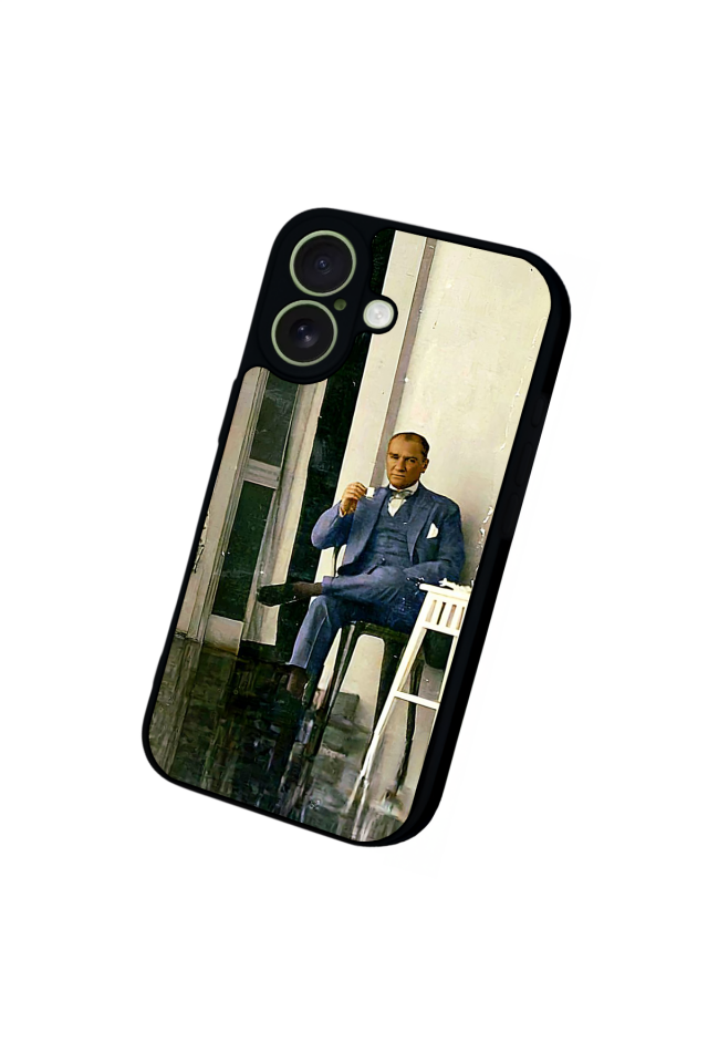 iPhone 17 Uyumlu Mustafa Kemal Ataturk Tasarımlı Glossy Premium Kılıf