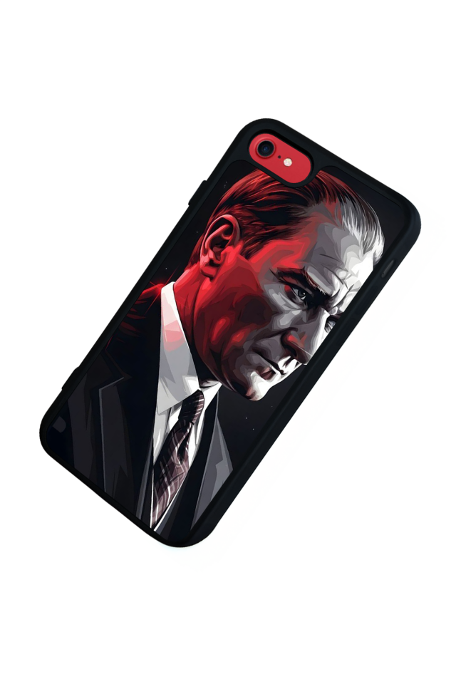 iPhone 7 Uyumlu Mustafa Kemal Ataturk Tasarımlı Glossy Premium Kılıf