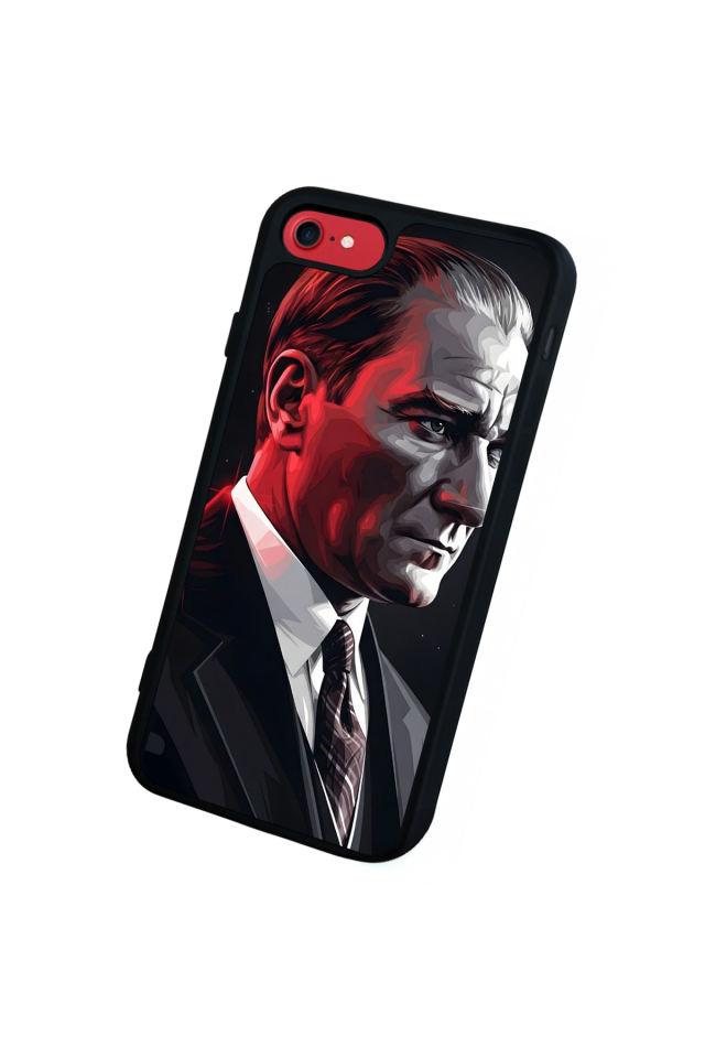 iPhone 7 Uyumlu Mustafa Kemal Ataturk Tasarımlı Glossy Premium Kılıf