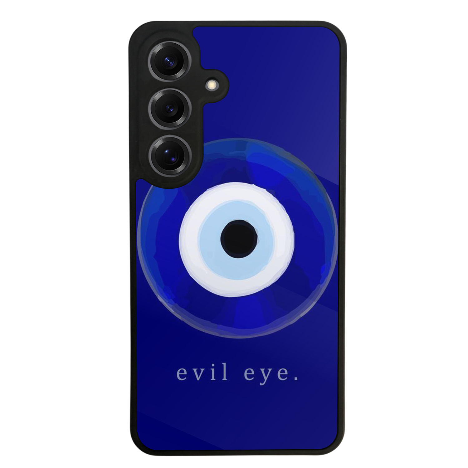 Samsung Galaxy S25 Uyumlu Nazar Tasarımlı Glossy Premium Kılıf