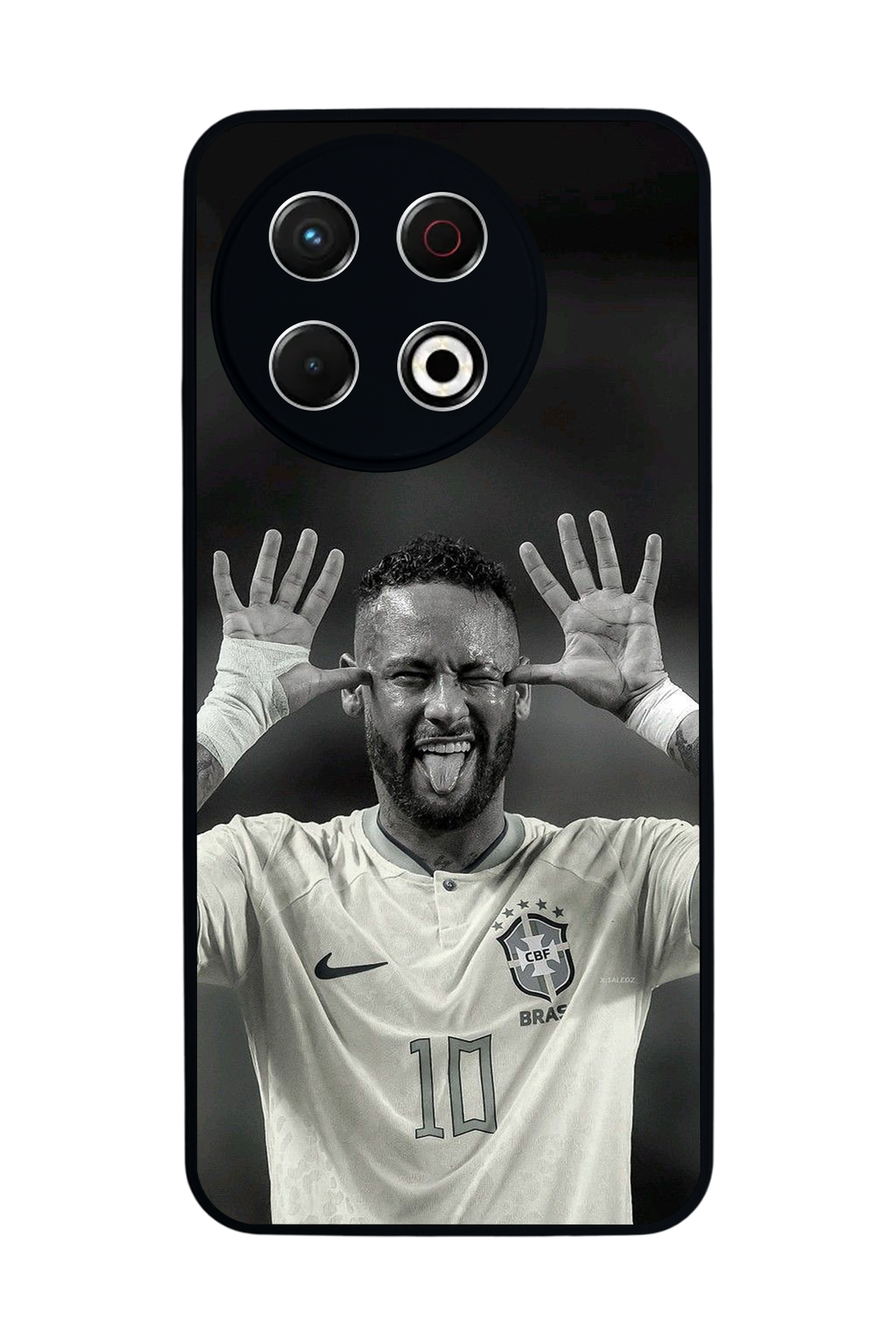 Tecno Spark 30 Pro Uyumlu Neymar Tasarımlı Glossy Premium Kılıf