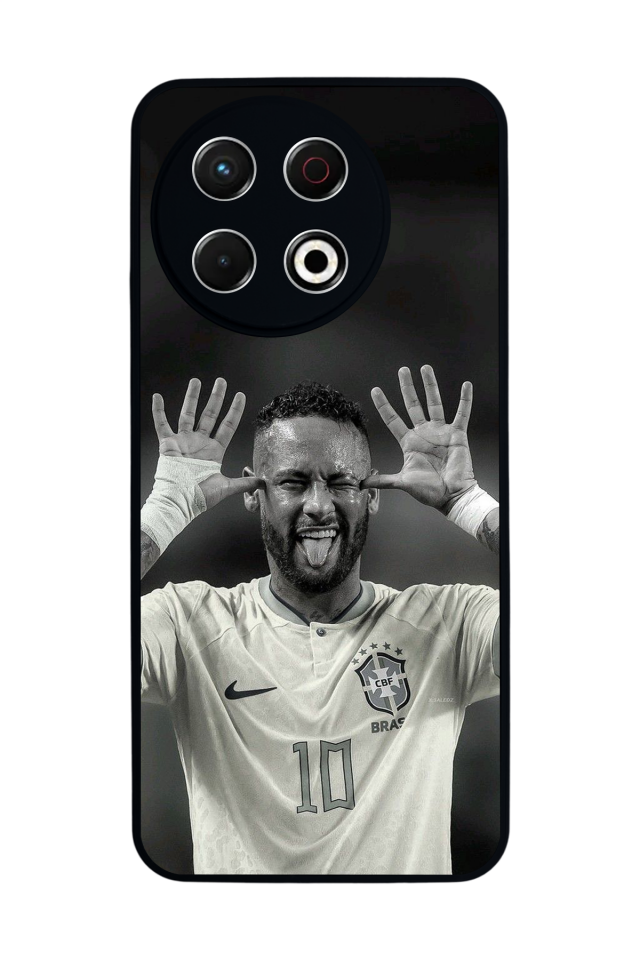 Tecno Spark 30 Pro Uyumlu Neymar Tasarımlı Glossy Premium Kılıf