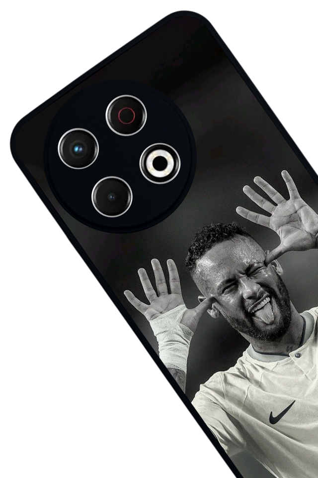 Tecno Spark 30 Pro Uyumlu Neymar Tasarımlı Glossy Premium Kılıf