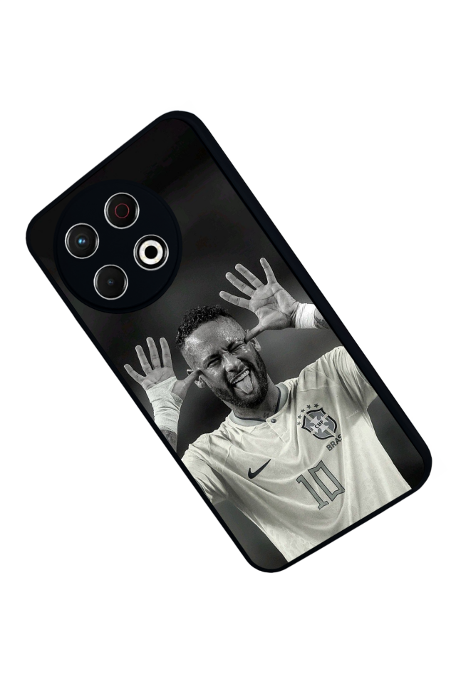 Tecno Spark 30 Pro Uyumlu Neymar Tasarımlı Glossy Premium Kılıf