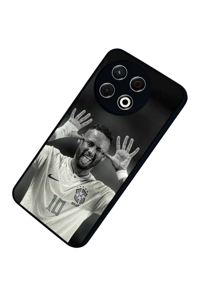 Tecno Spark 30 Pro Uyumlu Neymar Tasarımlı Glossy Premium Kılıf