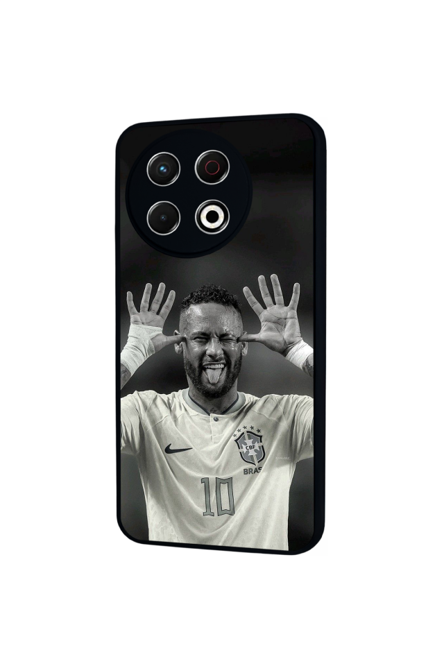Tecno Spark 30 Pro Uyumlu Neymar Tasarımlı Glossy Premium Kılıf