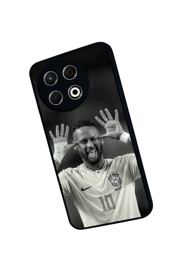 Tecno Spark 30 Pro Uyumlu Neymar Tasarımlı Glossy Premium Kılıf