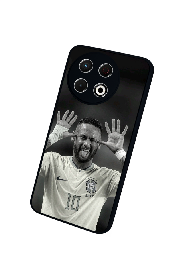 Tecno Spark 30 Pro Uyumlu Neymar Tasarımlı Glossy Premium Kılıf