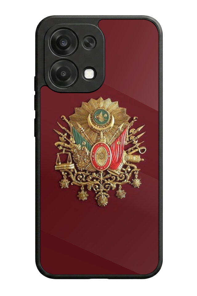 Oppo A6 Pro Uyumlu Osmanli Tugrasi Tasarımlı Glossy Premium Kılıf