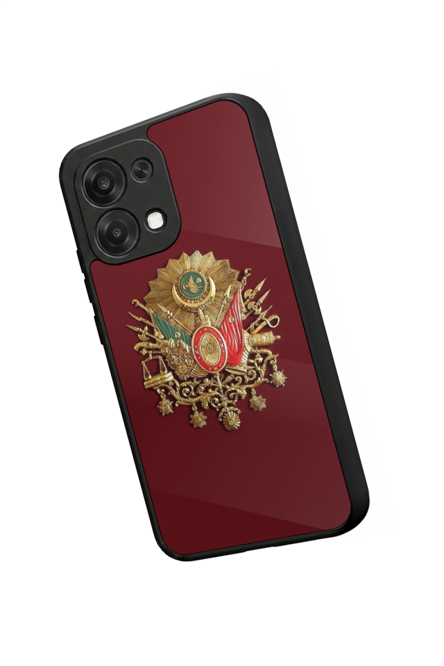 Oppo A6 Pro Uyumlu Osmanli Tugrasi Tasarımlı Glossy Premium Kılıf