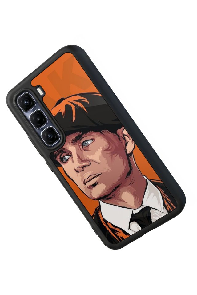 Infinix Hot 60 Pro Plus Uyumlu Peaky Blinders Tasarımlı Glossy Premium Kılıf