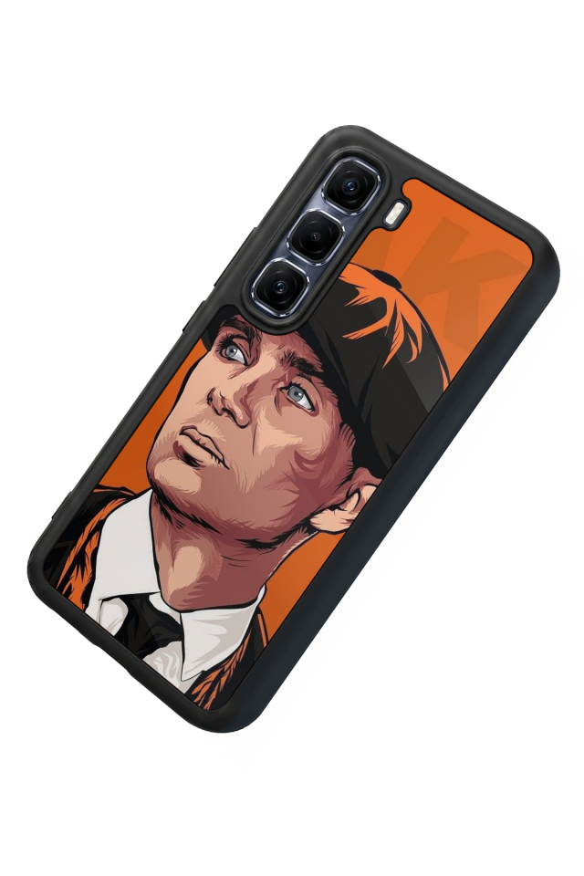 Infinix Hot 60 Pro Plus Uyumlu Peaky Blinders Tasarımlı Glossy Premium Kılıf