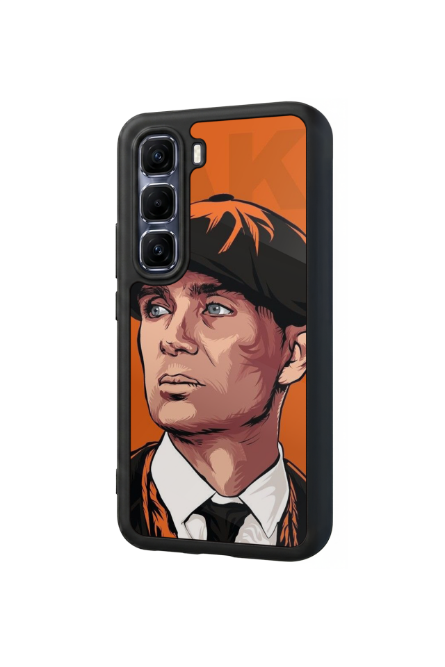 Infinix Hot 60 Pro Plus Uyumlu Peaky Blinders Tasarımlı Glossy Premium Kılıf