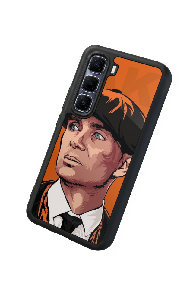 Infinix Hot 60 Pro Plus Uyumlu Peaky Blinders Tasarımlı Glossy Premium Kılıf