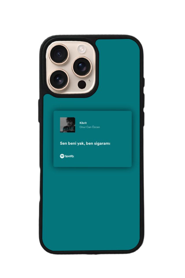 iPhone 14 Pro Max Uyumlu Sarki Sozleri Tasarımlı Glossy Premium Kılıf