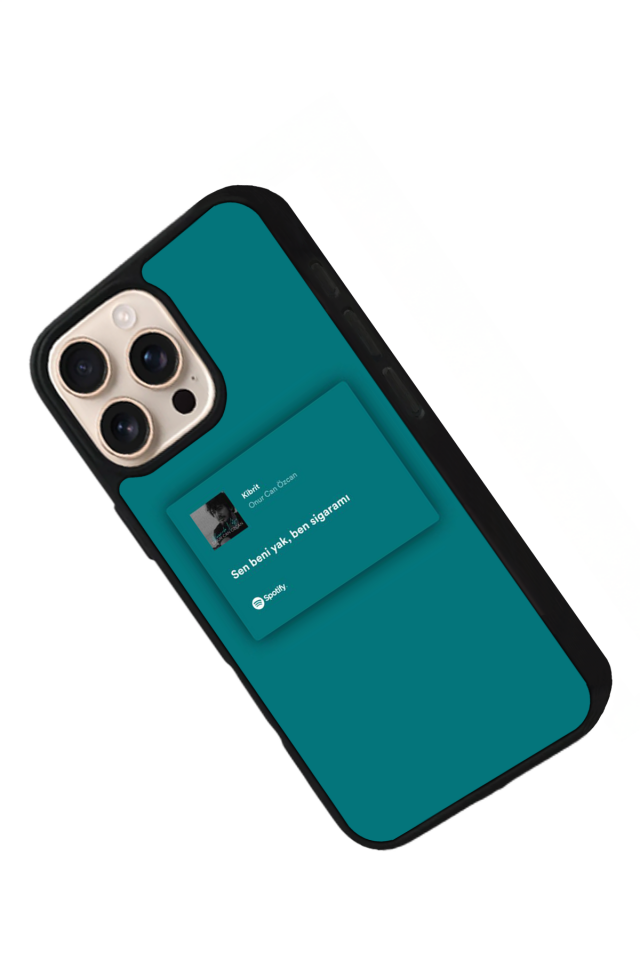 iPhone 14 Pro Max Uyumlu Sarki Sozleri Tasarımlı Glossy Premium Kılıf