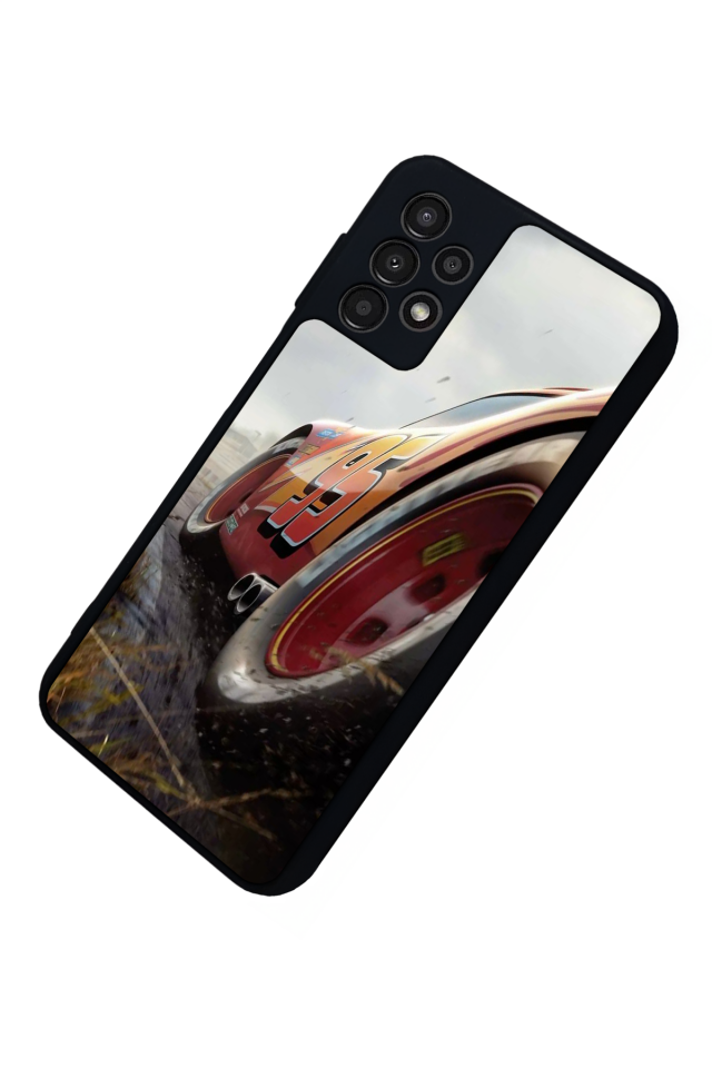 Samsung Galaxy A13 Uyumlu Şimsek McQueen Tasarımlı Glossy Premium Kılıf