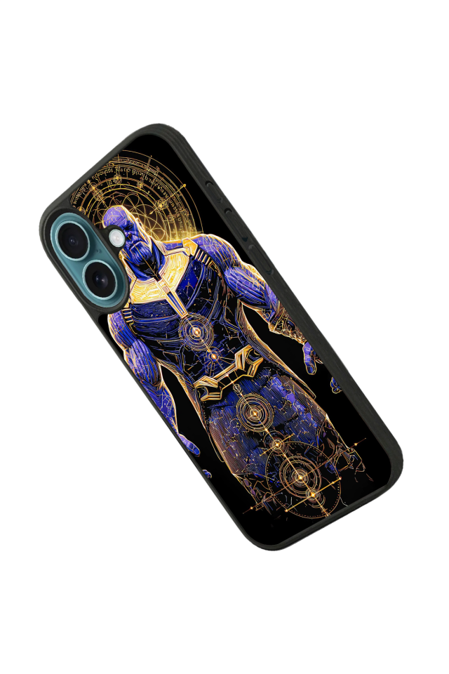 iPhone 16 Uyumlu Thanos Tasarımlı Glossy Premium Kılıf