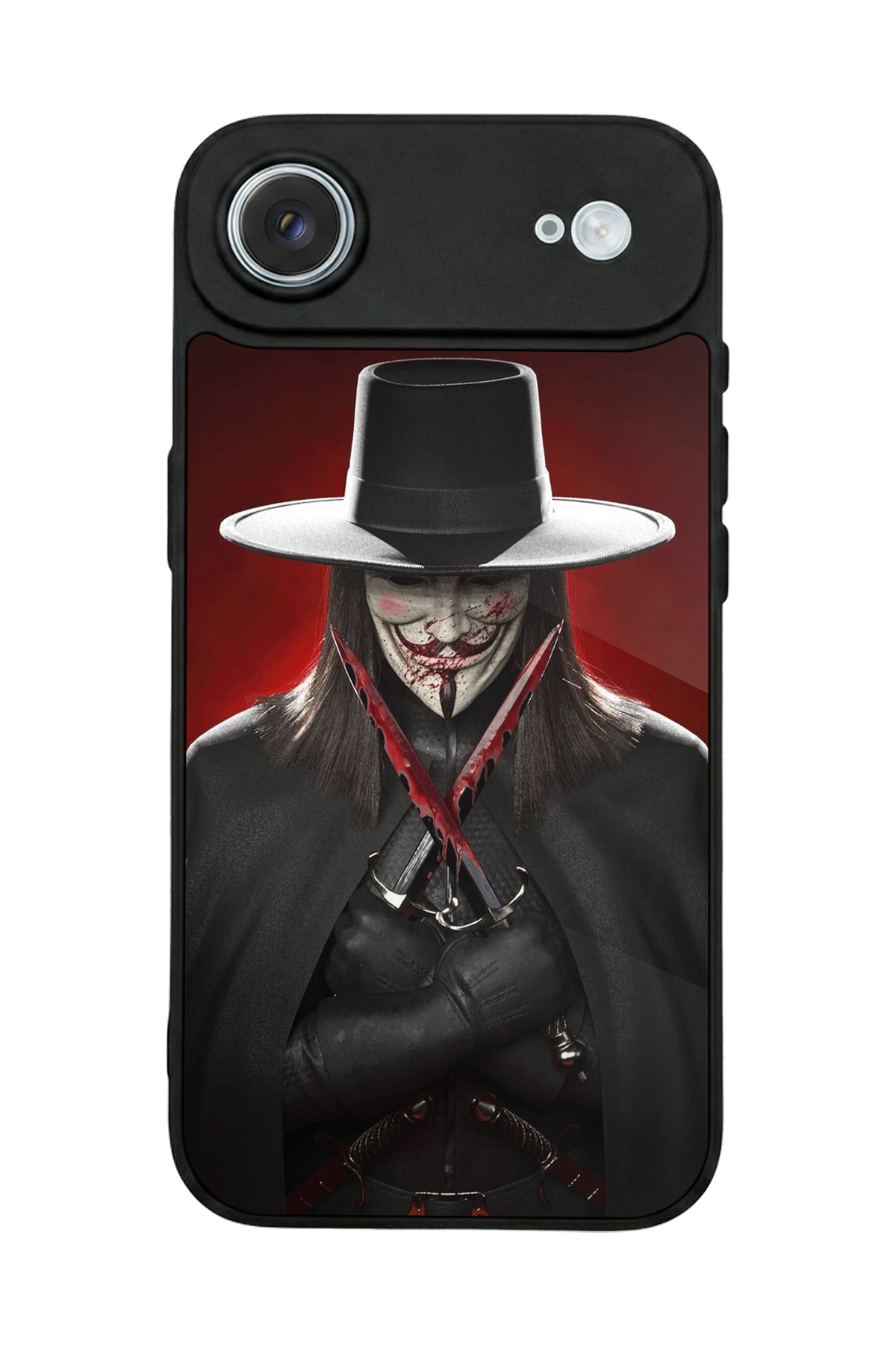 iPhone 17 Air Uyumlu Vendetta Tasarımlı Glossy Premium Kılıf
