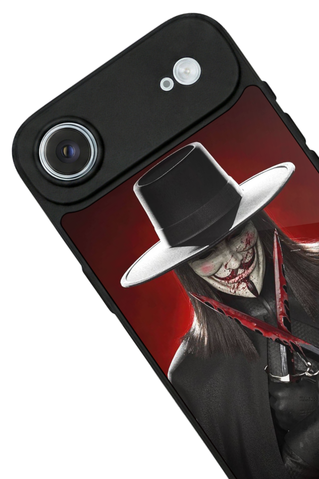 iPhone 17 Air Uyumlu Vendetta Tasarımlı Glossy Premium Kılıf