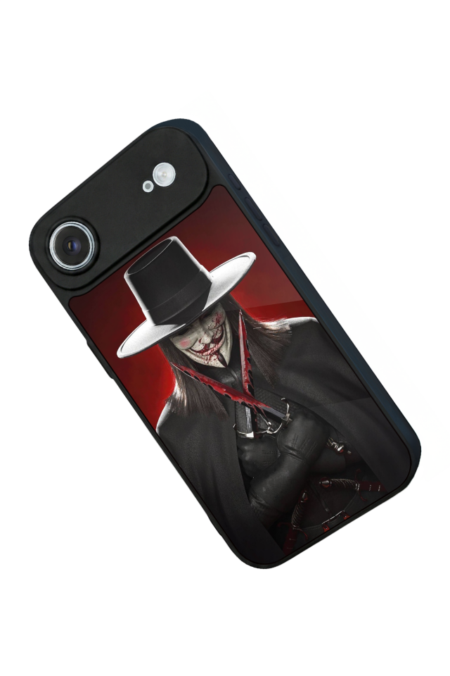iPhone 17 Air Uyumlu Vendetta Tasarımlı Glossy Premium Kılıf