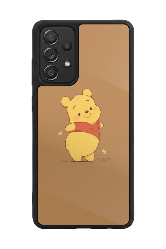 Samsung Galaxy A72 Uyumlu Winnie Tasarımlı Glossy Premium Kılıf