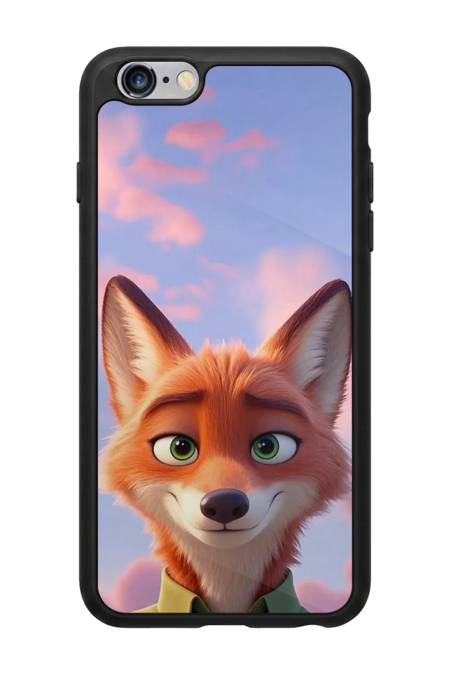 iPhone 6 Plus Uyumlu Zootropolis Tasarımlı Glossy Premium Kılıf
