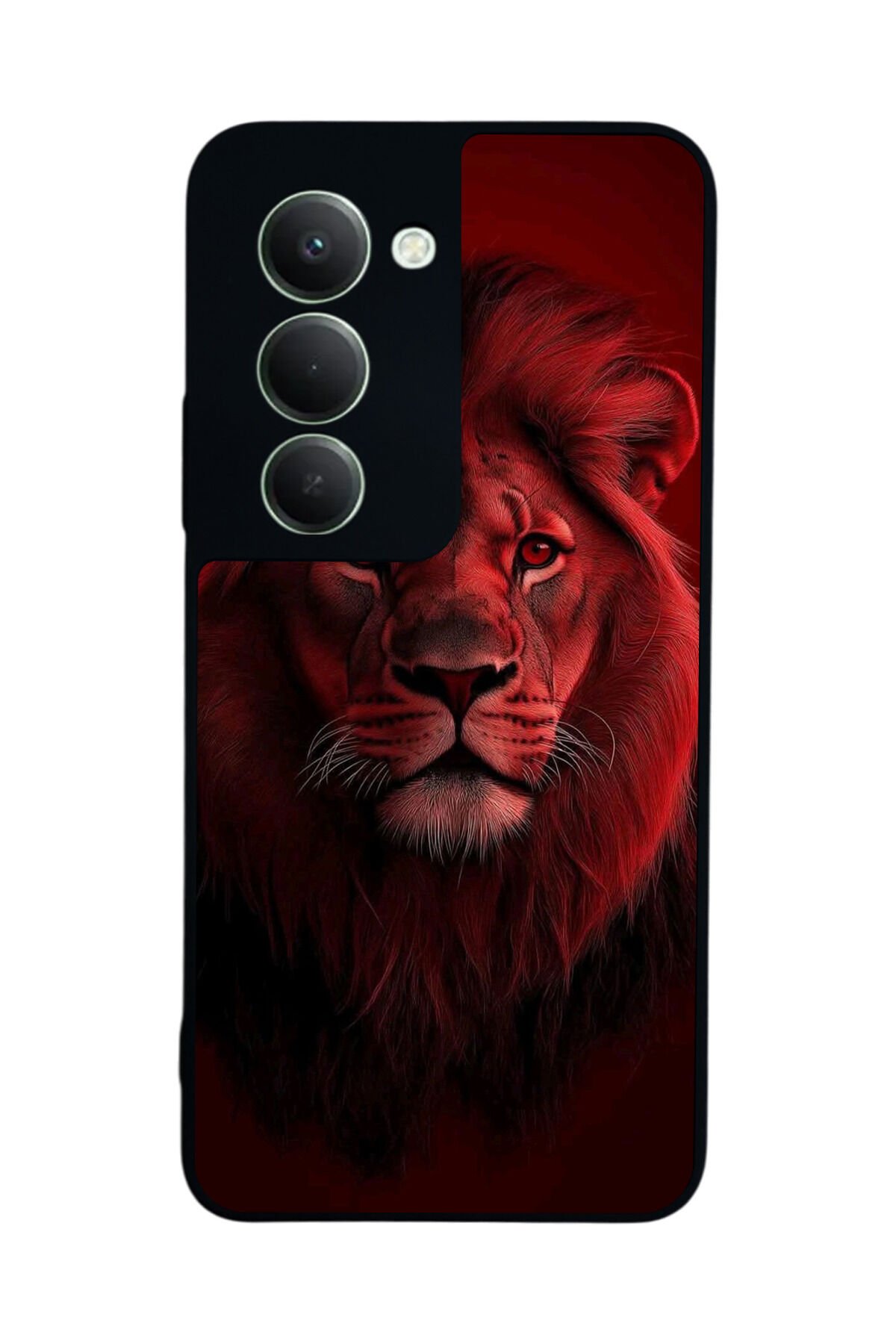 Xiaomi Redmi 15 5G Uyumlu Aslan Tasarımlı Glossy Premium Kılıf