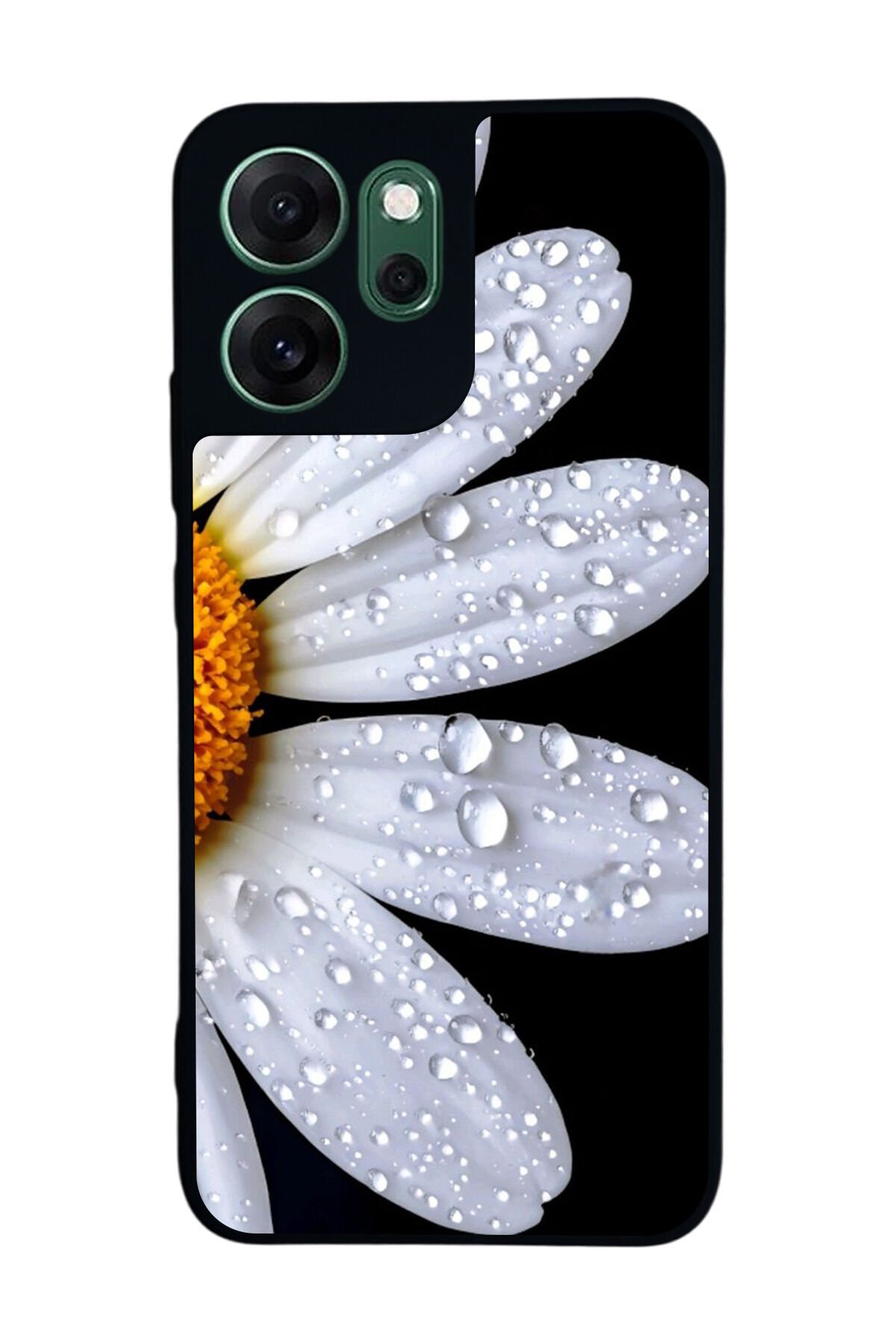 Oppo Reno 14F Uyumlu Cicek Tasarımlı Glossy Premium Kılıf