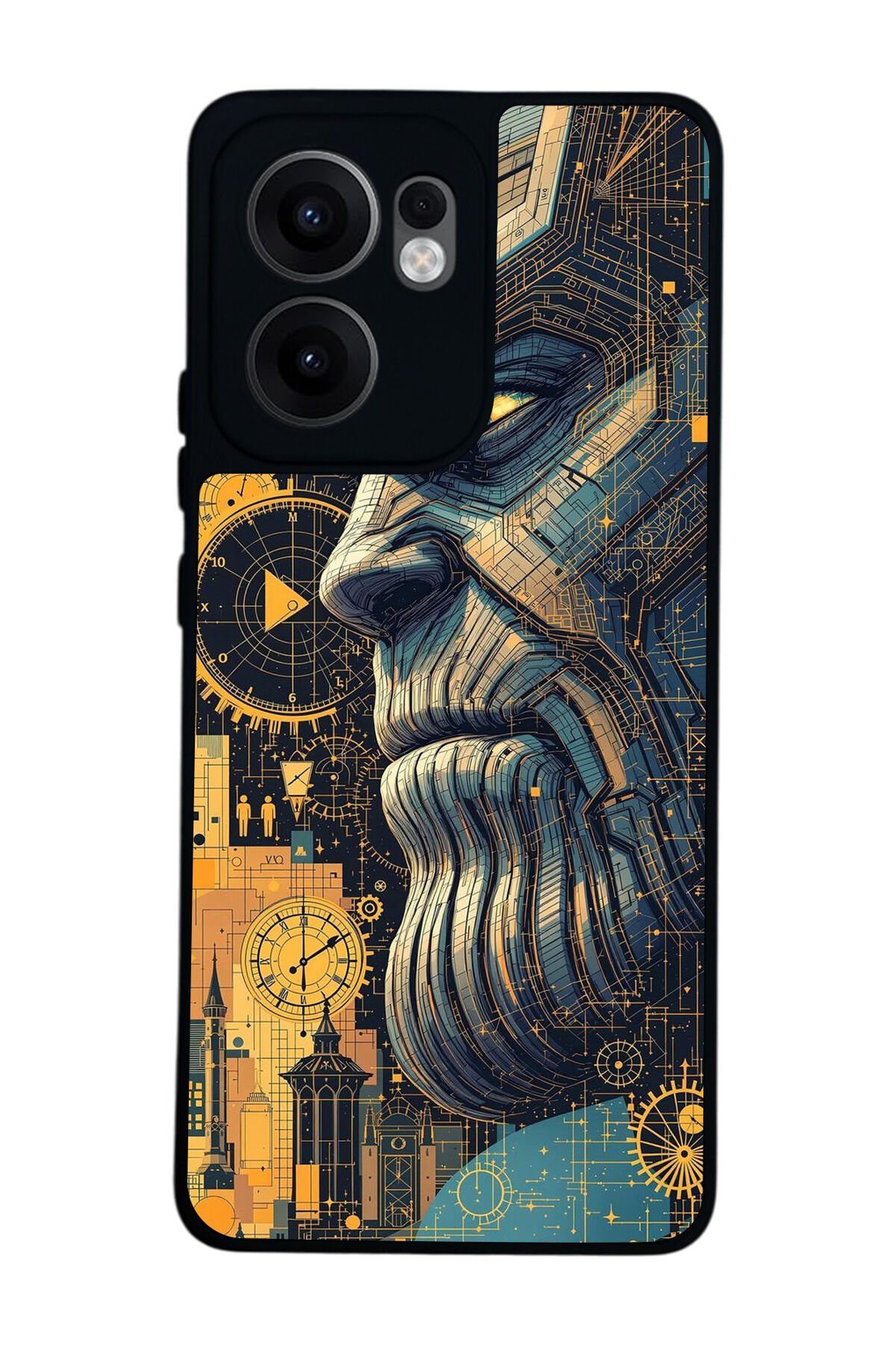 Oppo Reno 13F Uyumlu Thanos Tasarımlı Glossy Premium Kılıf