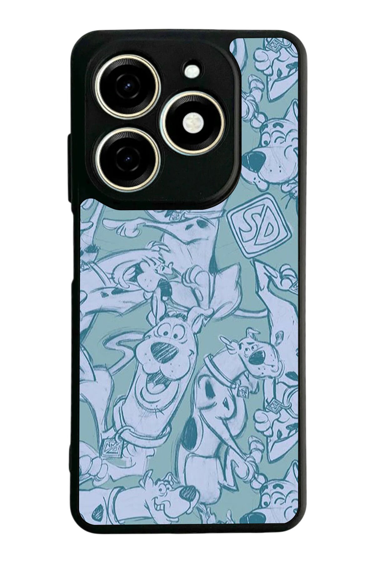 Infınıx Smart 8 Pro Uyumlu Scooby Doo Tasarımlı Glossy Premium Kılıf