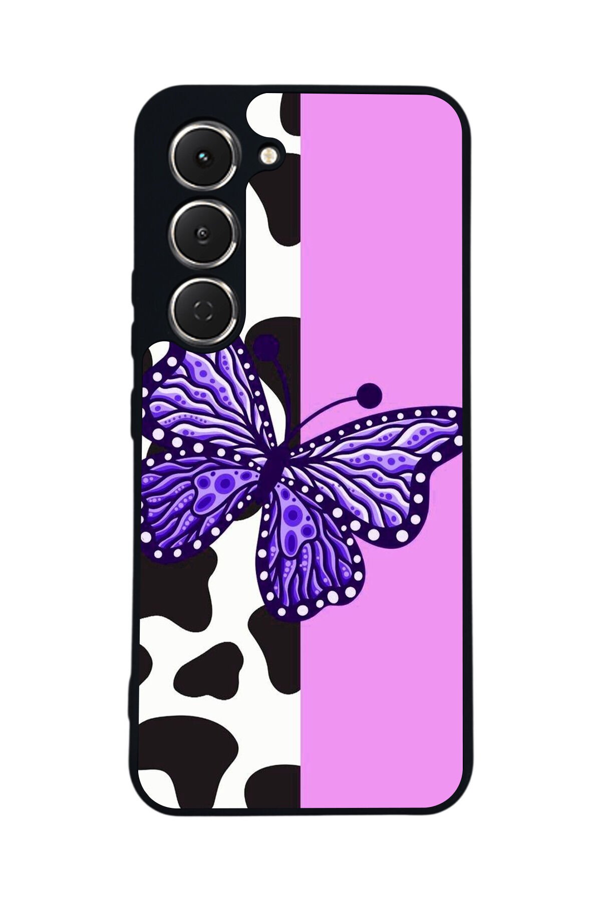 Tecno Spark 40 Pro Uyumlu Kelebek Tasarımlı Glossy Premium Kılıf