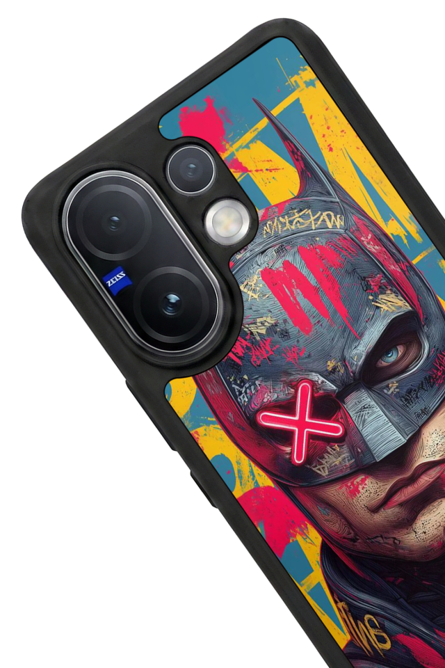 Vivo V60 Uyumlu Batman Tasarımlı Glossy Premium Kılıf