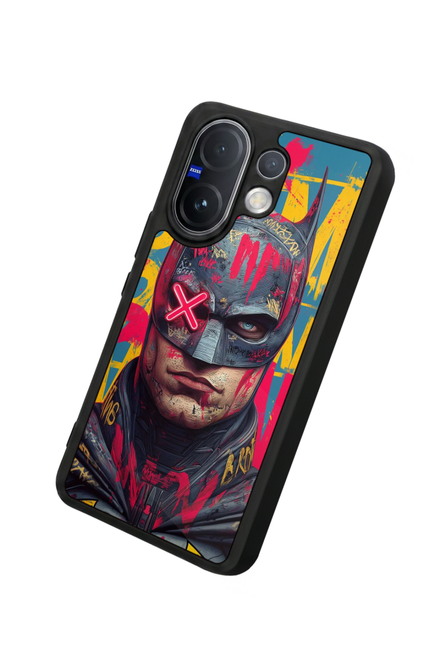 Vivo V60 Uyumlu Batman Tasarımlı Glossy Premium Kılıf