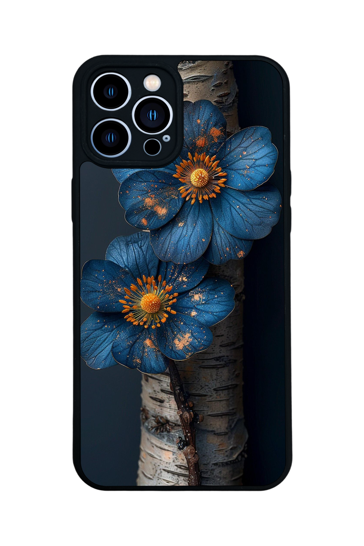 iPhone 13 Pro Max Uyumlu Cicek Tasarımlı Glossy Premium Kılıf