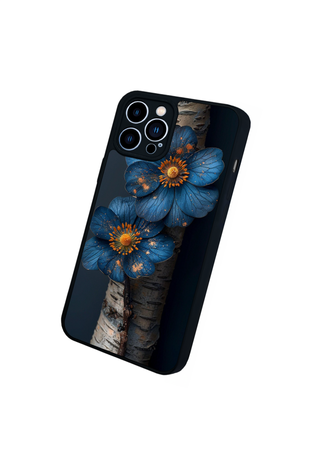 iPhone 13 Pro Max Uyumlu Cicek Tasarımlı Glossy Premium Kılıf