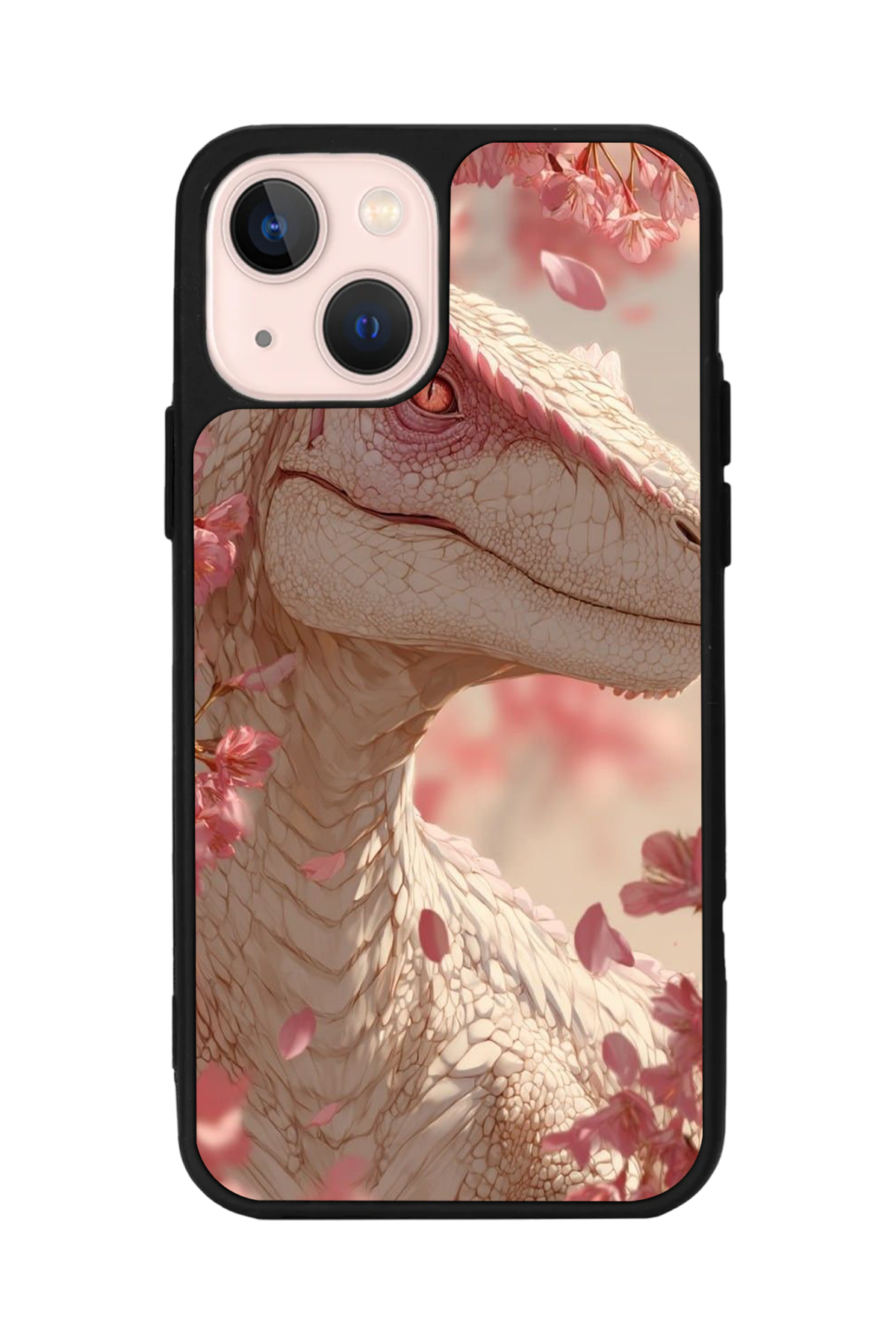 iPhone 13 Mini Uyumlu Dinazor Tasarımlı Glossy Premium Kılıf