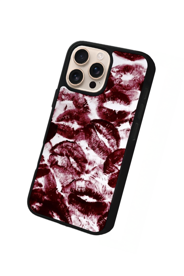 iPhone 15 Pro Uyumlu Dudak Tasarımlı Glossy Premium Kılıf
