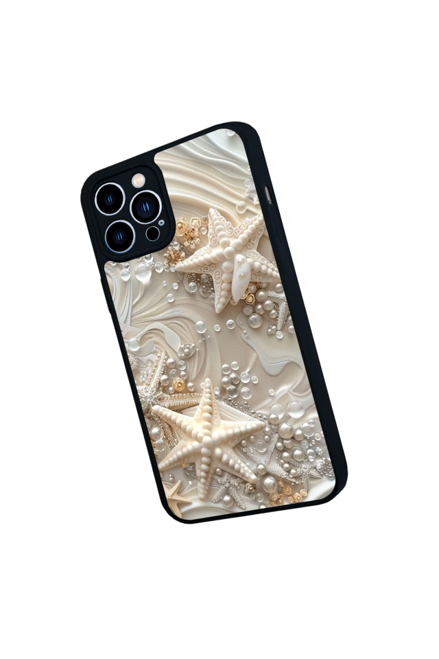 iPhone 12 Pro Max Uyumlu  İnci Tasarımlı Glossy Premium Kılıf