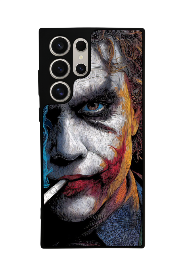 Samsung Galaxy S22 Ultra Uyumlu Joker Tasarımlı Glossy Premium Kılıf