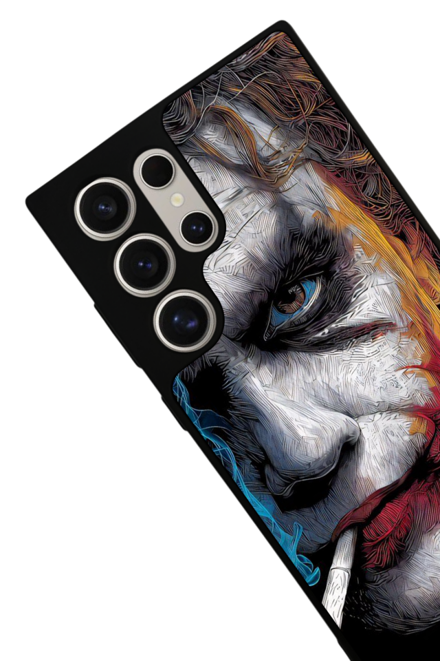 Samsung Galaxy S22 Ultra Uyumlu Joker Tasarımlı Glossy Premium Kılıf