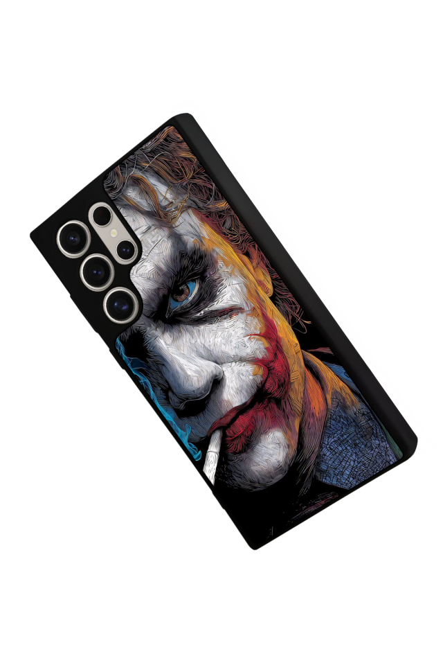 Samsung Galaxy S22 Ultra Uyumlu Joker Tasarımlı Glossy Premium Kılıf