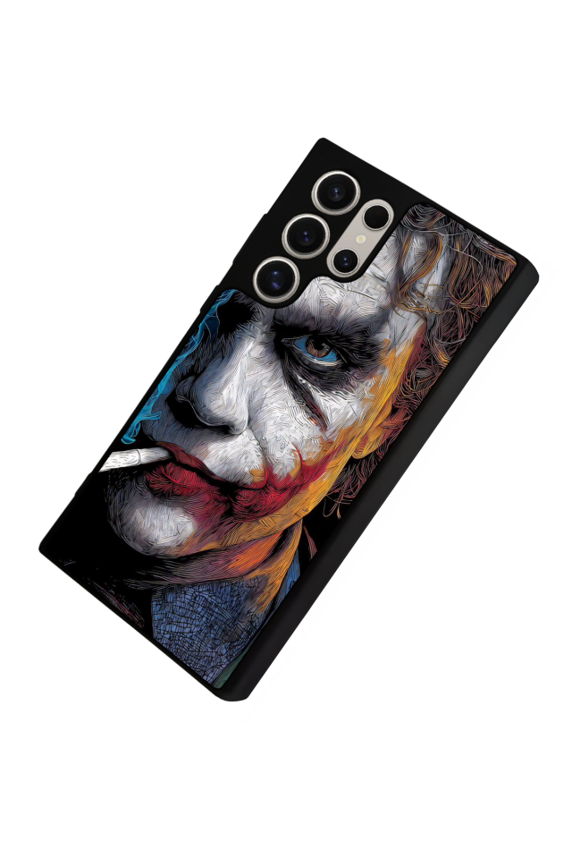 Samsung Galaxy S22 Ultra Uyumlu Joker Tasarımlı Glossy Premium Kılıf