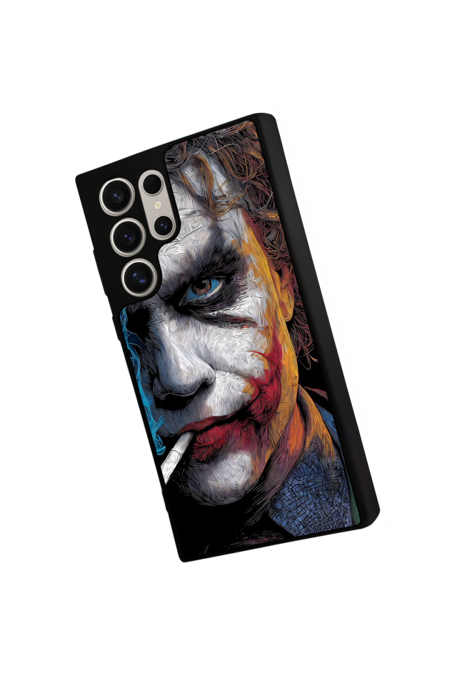Samsung Galaxy S22 Ultra Uyumlu Joker Tasarımlı Glossy Premium Kılıf