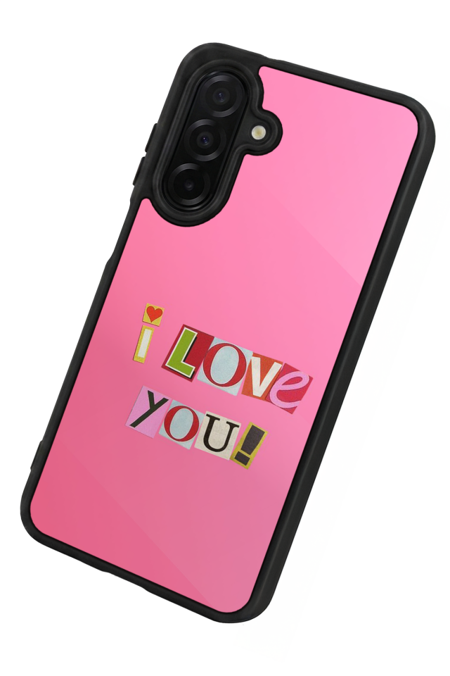 Samsung Galaxy A36 Uyumlu Kalp Love Tasarımlı Glossy Premium Kılıf