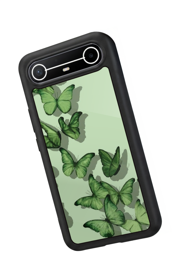 Tecno Spark Slim 5G Uyumlu Kelebek Tasarımlı Glossy Premium Kılıf